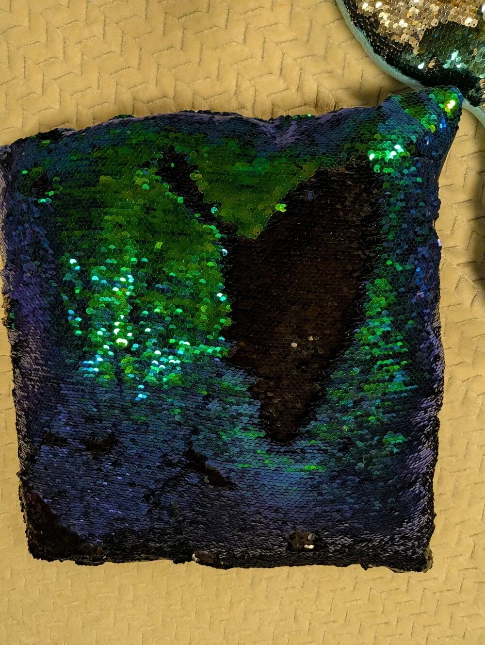 Mermaid Flip Sequins Throw Pillows